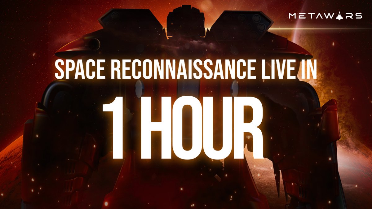 MetaWarsNFT's tweet photo. T-1 hour to space reconnaissance mission #1

🪐 Each planet is fully built to withstand all $WARS

Get your engines firing, pilots ⚔️ https://t.co/EduCl2OJfH