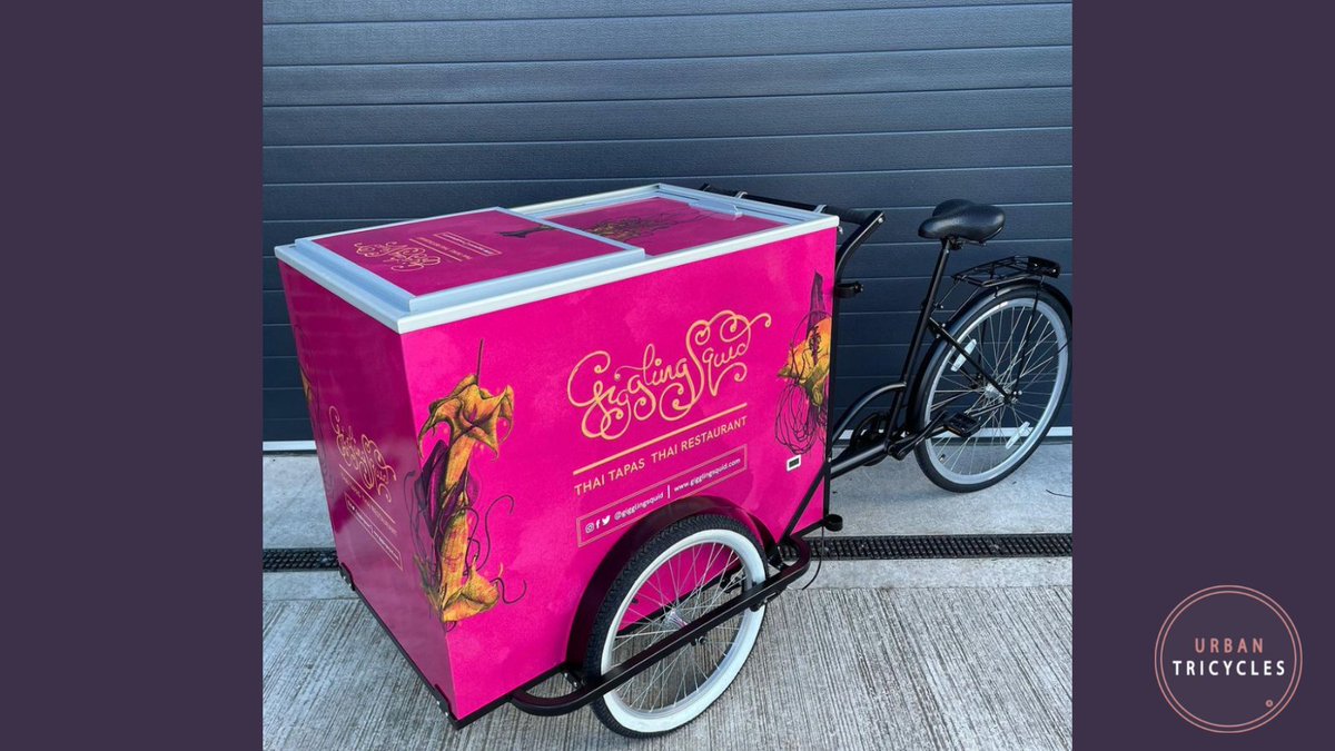 Urbantricycles1's tweet photo. Happy Friday! π
This bright pink trike for Giggling Squid is sure to turn some heads! π¦
Looking for some head turning ideas for your business? Give us a call and let's get you noticed π
#bradedtrikes #promobikes #brandedcarts #coolercarts #ecofriendly #mobilevending https://t.co/P4Omxs9MrA