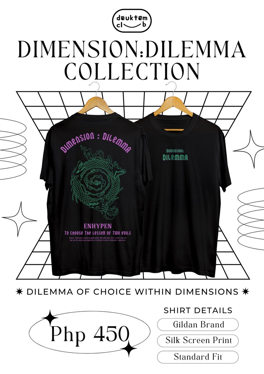 deuktemclub's tweet photo. 𓏔 dimension:dilemma collection 
by @deuktemclub

✦ php 450
✦ doo: nov. 30
✦ dop: 
  𓂋 50% dp — within 7 days after ocs are sent
  𓂋 rem bal — dec. 6
✦ check order form for more details

𓏔 order form
✴︎ https://t.co/FPZBZEqtpP

#ENHYPEN #DIMENSION_DILEMMA https://t.co/JmZHwHLW0K