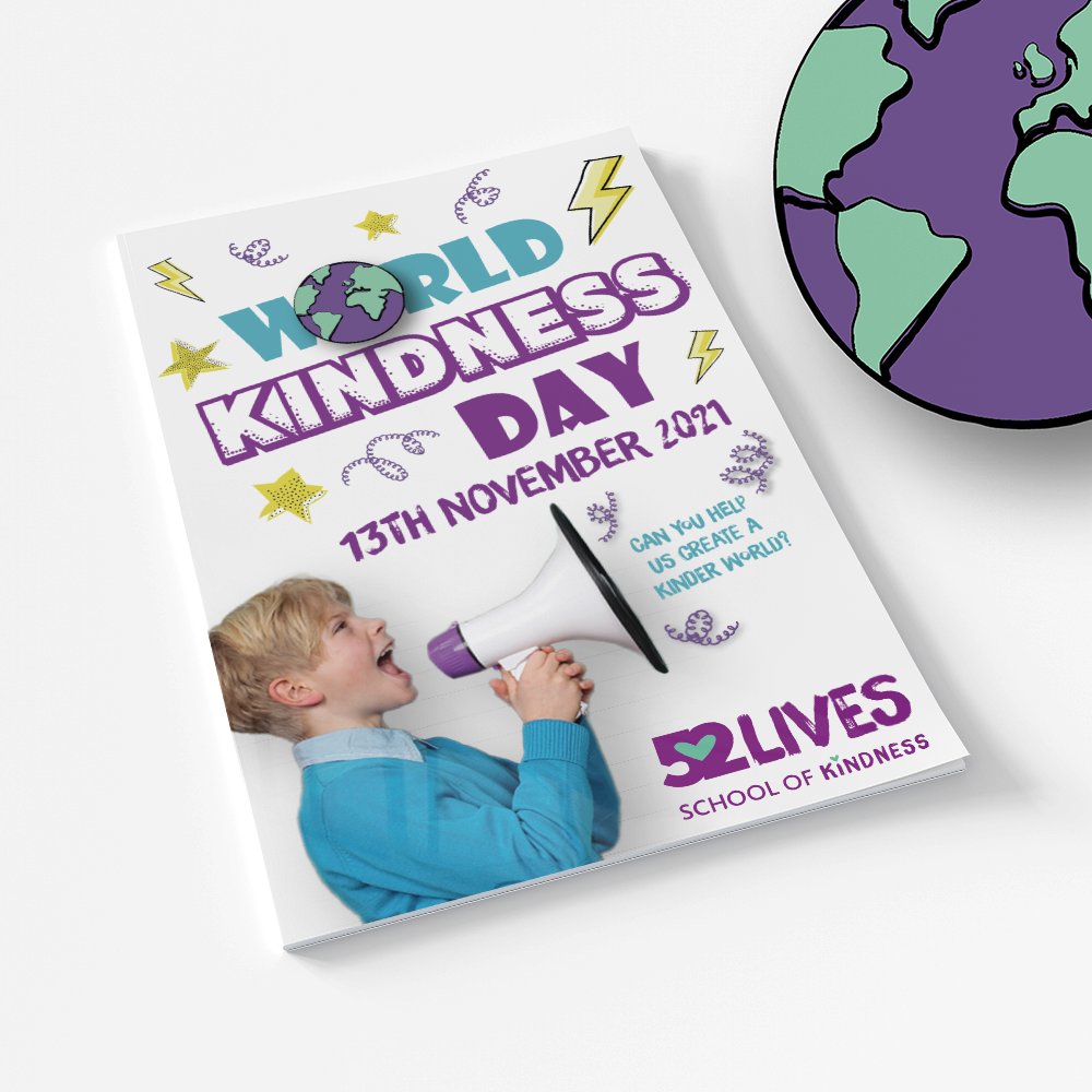 designed2bekind's tweet photo. It's no secret, I LOVE the charity @52lives and working with them is an absolute dream! Tomorrow is #WorldKindnessDay, and today Jaime &amp; Greig are running a kindness assembly to over 40,000 children. 

How amazing is that! 

Bex

#designedtobekind #worldkindnessday2021 #wkd2021 https://t.co/Is5TzkUEZw