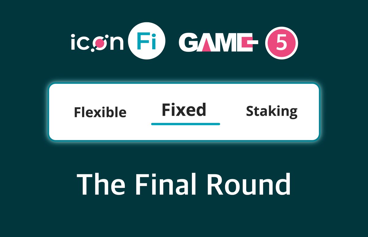 grow3io's tweet photo. Finally.. the last #ICONFi_Game 5 has begun.
Use Fixed Savings products on #ICONFi and share the Screenshot of your Fixed tab by Retweeting this post! Play the last #ICONFi_Game and be the survivors and winners of 3500 $ICX!
Play: https://t.co/wjSmoUMX5R

#ICONFi $BTC $ETH $USDT https://t.co/jlS9qiec13