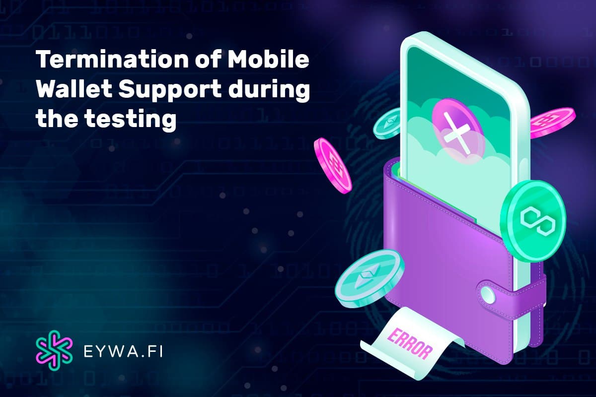 📢Termination of Mobile Wallet Support during the testing.
#Eywa #EywaDEX #EywaProtocol 

👉t.me/eywa_channel/1…