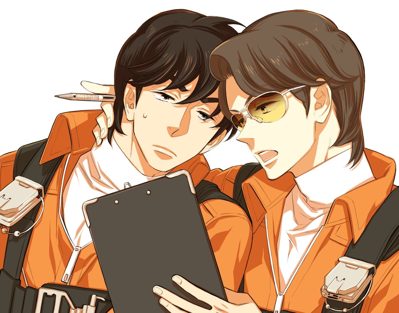 星野リリィ というわけで冬コミにスペースいただけたので参加できますー ジャンルはファントム無頼 ファントム無頼です これは今日描いた神栗コンビ この2人の本を出しますヤッター T Co Mgbfts4yy0 Twitter