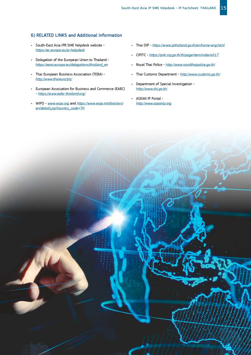 ipSEAsia's tweet photo. 📢[IP Guide Released] Check-out our brand-new Thailand IP Country Factsheet:
- Do you know why IPR is relevant to SMEs?
- What do you know abt. IP registration in #Thailand?
- How long does legal protection last?

Read more ➡️https://t.co/Ga6yhi6tA9

#SEAHD  #IntellectualProperty https://t.co/J0XoeKi8Bz