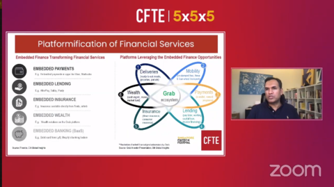 TramANguyen's tweet photo. @ronitA380 his 5x5x5 session #Fintech at SFF2021 with @CFTE_Edu - a great #PowerBrain @sgfintechfest https://t.co/wyEAiUxJ4o