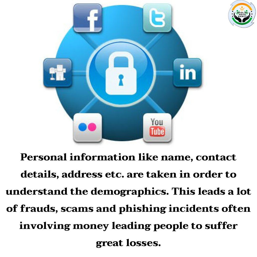 Privacy and media are two words that do not go well together. 

#SocialMedia #socialmediafraud #fraud #privacy #badlavsevasamiti #NGO