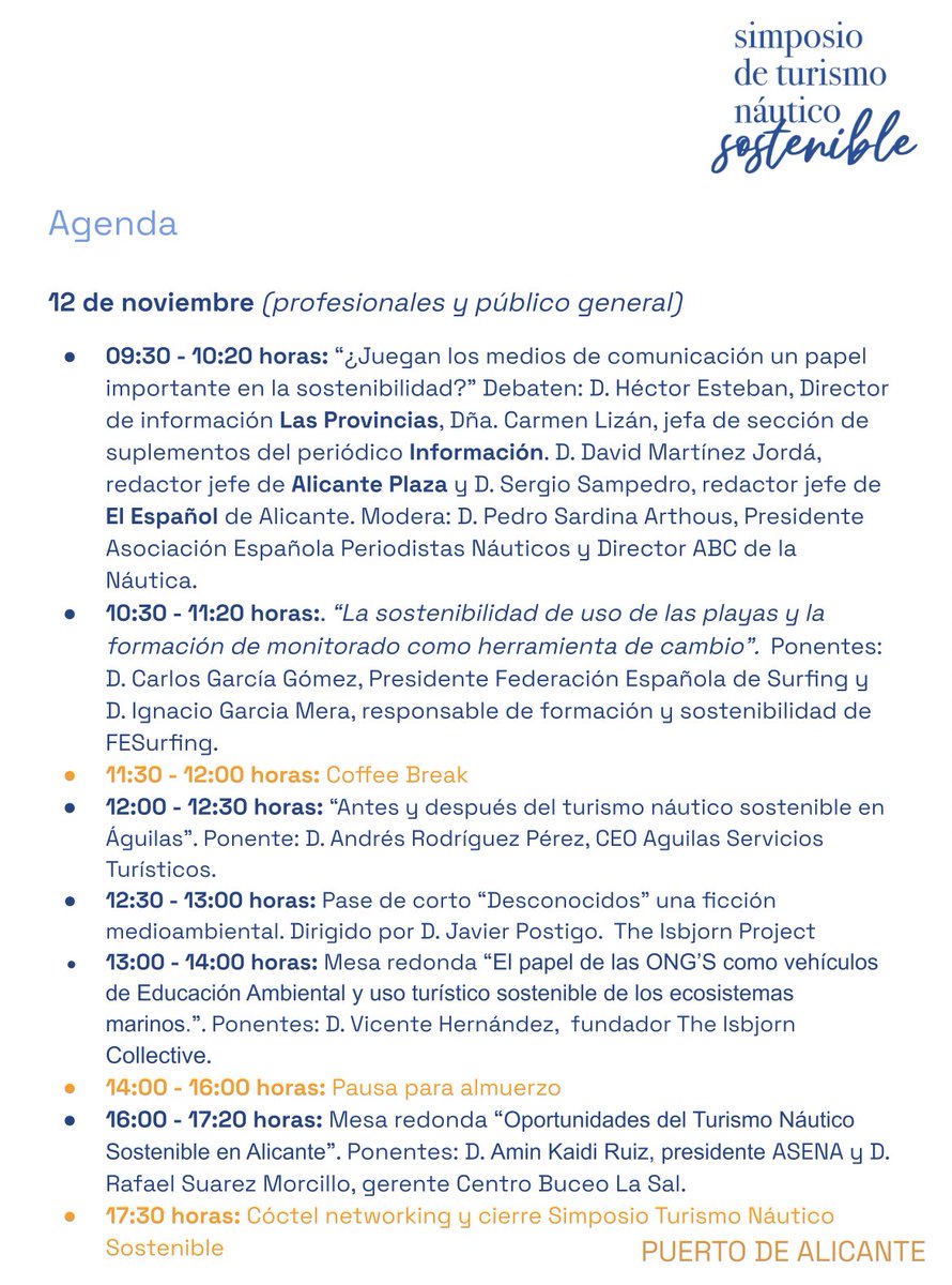 La Agenda de hoy:
