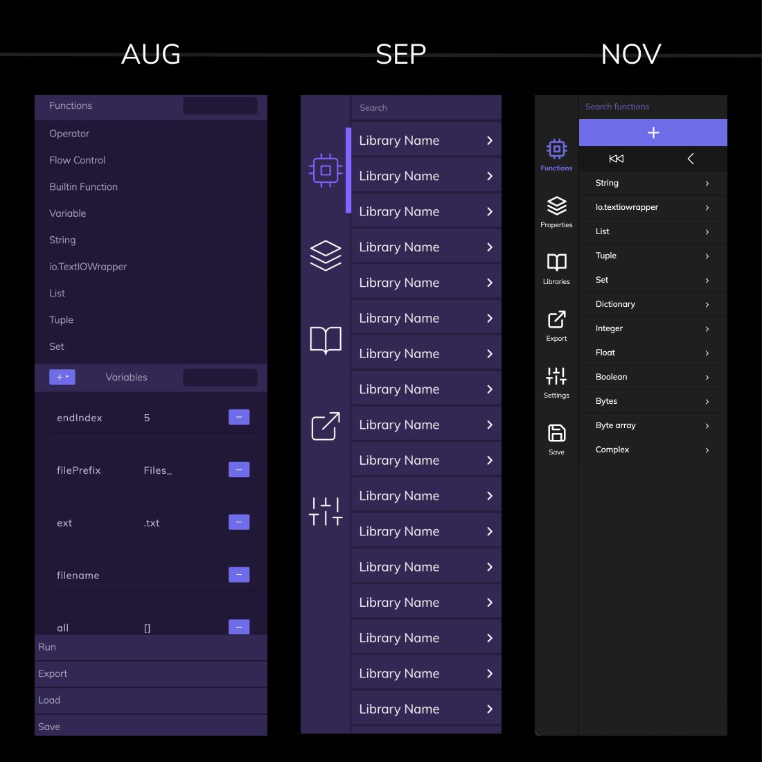 factorizeteam's tweet photo. Refining the UI/UX over months has been an essential part of getting #Verse #Beta ready. Making #visual #programming for general purpose is first of all a #user #experience #challenge, and it starts with making sure #navigation across the app is as #smooth as it can be.
#uiux #ui https://t.co/W1rBLHKy5M