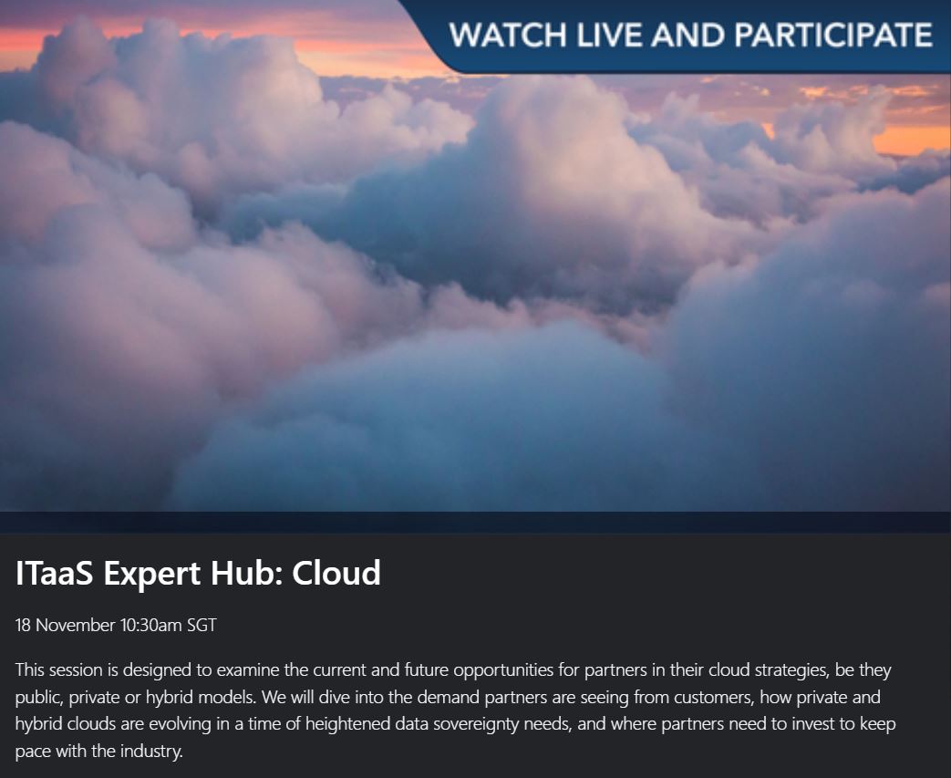 CanalysForums's tweet image. Join Alex Smith for #CanalysForums21 APAC ITaaS expert hub ‘Cloud’ with the region&apos;s experts. Want to be part of the discussion?
🗓️ - 18 Nov 21 ⌚️- 10:30 AM SGT
Register now and book your seat! account.canapii.com/events/canalys… 

#Cloud #canalys