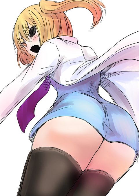 心を落ち着けるために
博士のお尻を… 