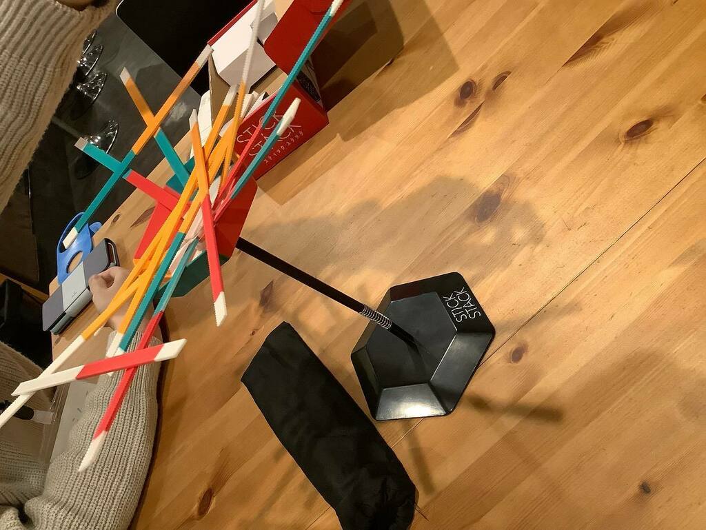 7Gold11's tweet photo. 神バランス!
#スティックスタック
#stickstack
#ボードゲーム
#boardgames
#7Gold
#近大通り https://t.co/j02CHnU7Te