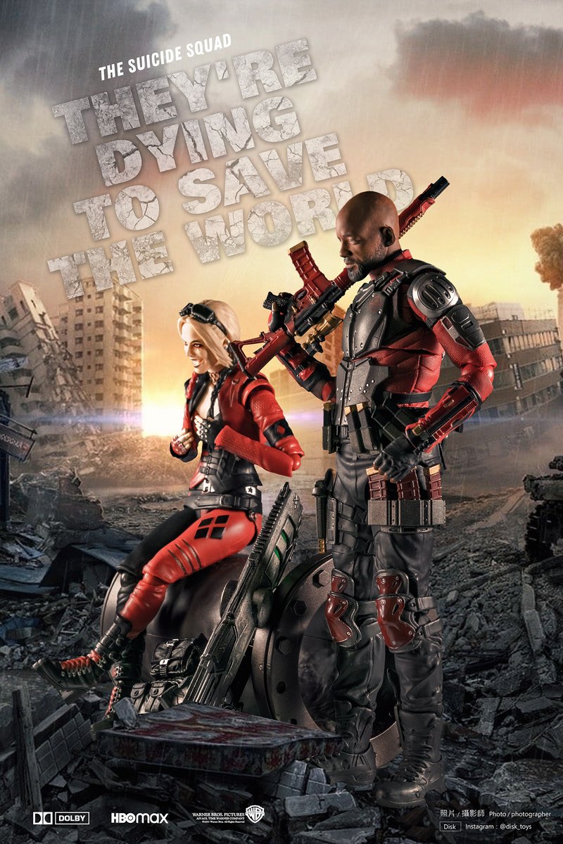 Disk_Toy_photog's tweet photo. The Suicide Squad.💣
-
#HarleyQuinn #suicidesquad #thesuicidesquad #SnyderCut #ReleaseTheSnyderCut #restorethesnyderverse #zackSnydersJusticeLeague
#batman #superman #deadshot #TheBatman #flash #Joker #Cyborg #wonderwoman #dc #dccomics #dccollection #justiceleague #shfiguarts https://t.co/uAa5tVMZ2j