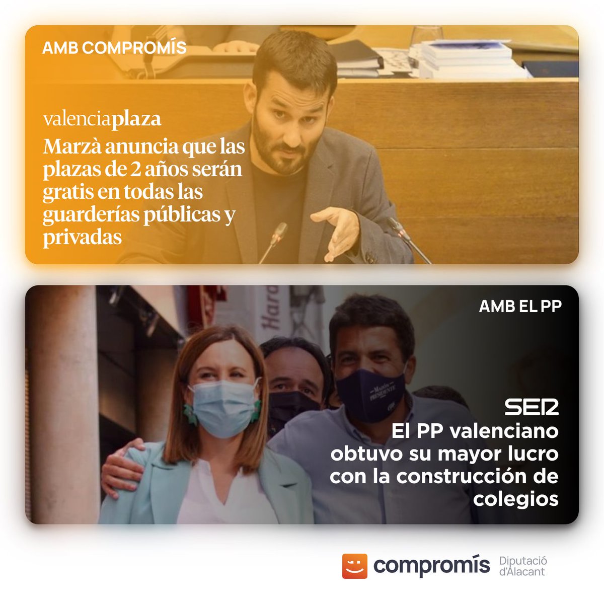 gerardfullana's tweet image. 🍊 Gestionar per a les persones. 

💸 Gestionar per a la seua riquesa.

Hi ha dos models abismals de gestió. 

🤔 Quin és el teu? Educació gratuïta o corrupció amb l&apos;educació?

#GovernsAmbCompromís