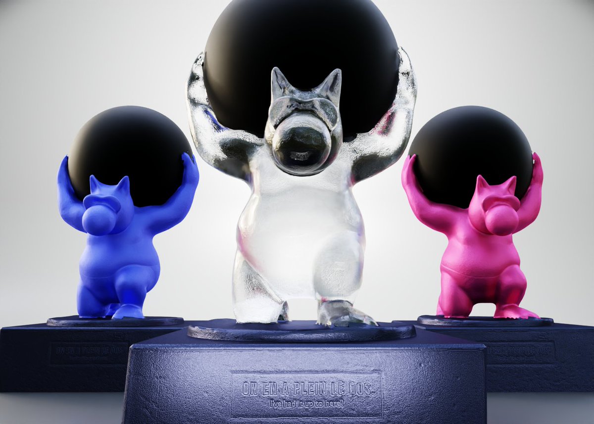 Exposition "Le Chat déambule" de Philippe Geluck à Caen.
Inspiration "On en a plein le dos"
#LeChataCaen #Caen #Caenlamer #Normandie #Calvados #Chat #b3d #Blender3d #photogrammétrie