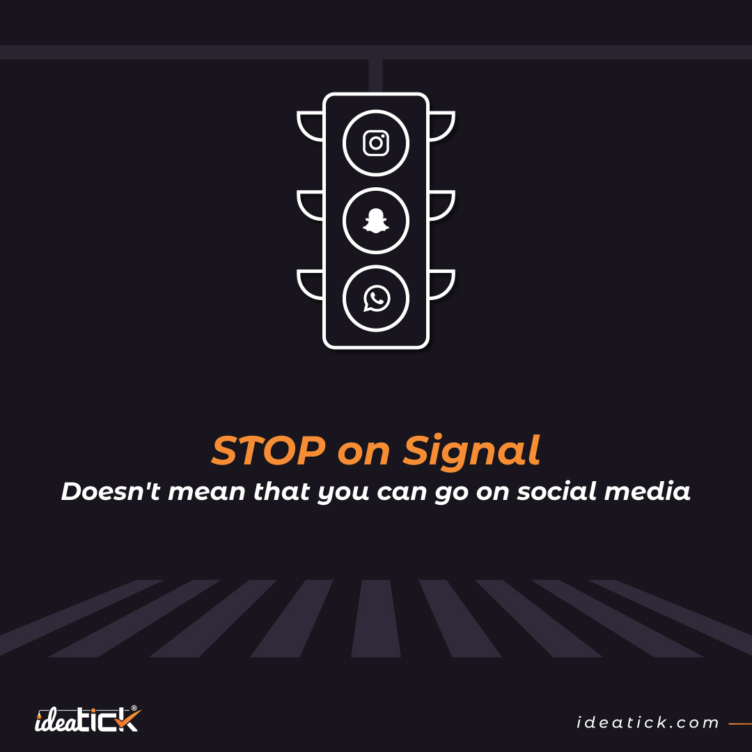 ideatickglobal's tweet photo. Social media can wait accidents cannot!
#ideatick #signal #trafficsignal #socialmedaia #takecare #takecareofyourself
#roadsafety #safety #safetyfirst #road #drive #driving #drivesafe #safedriving #car #cars #polisiindonesia #accident #staysafe #traffic #roadtrip https://t.co/XlMGKhkHNf
