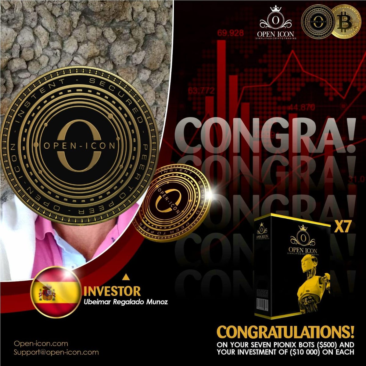 OpenIconGlobal's tweet image. Congratulations leader Munoz.

He asked not to be posted. Privacy respected.