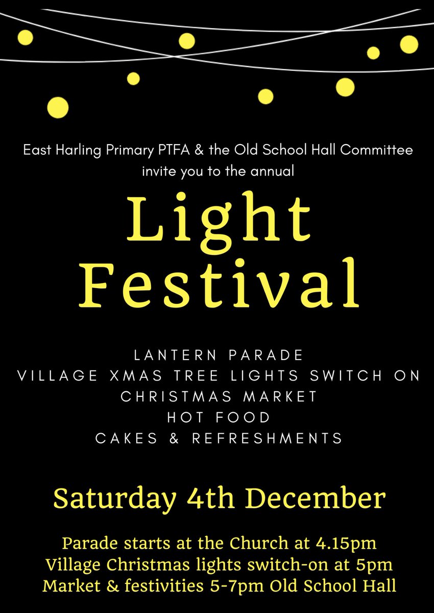 HarlingOld's tweet photo. Just before 5pm we will sing carols en masse as a village, and if we are lucky we will be joined by a Christmas VIP -Santa himself! who will, with our help counting down, turn on the village Xmas Lights. https://t.co/BLkvJ00uN2