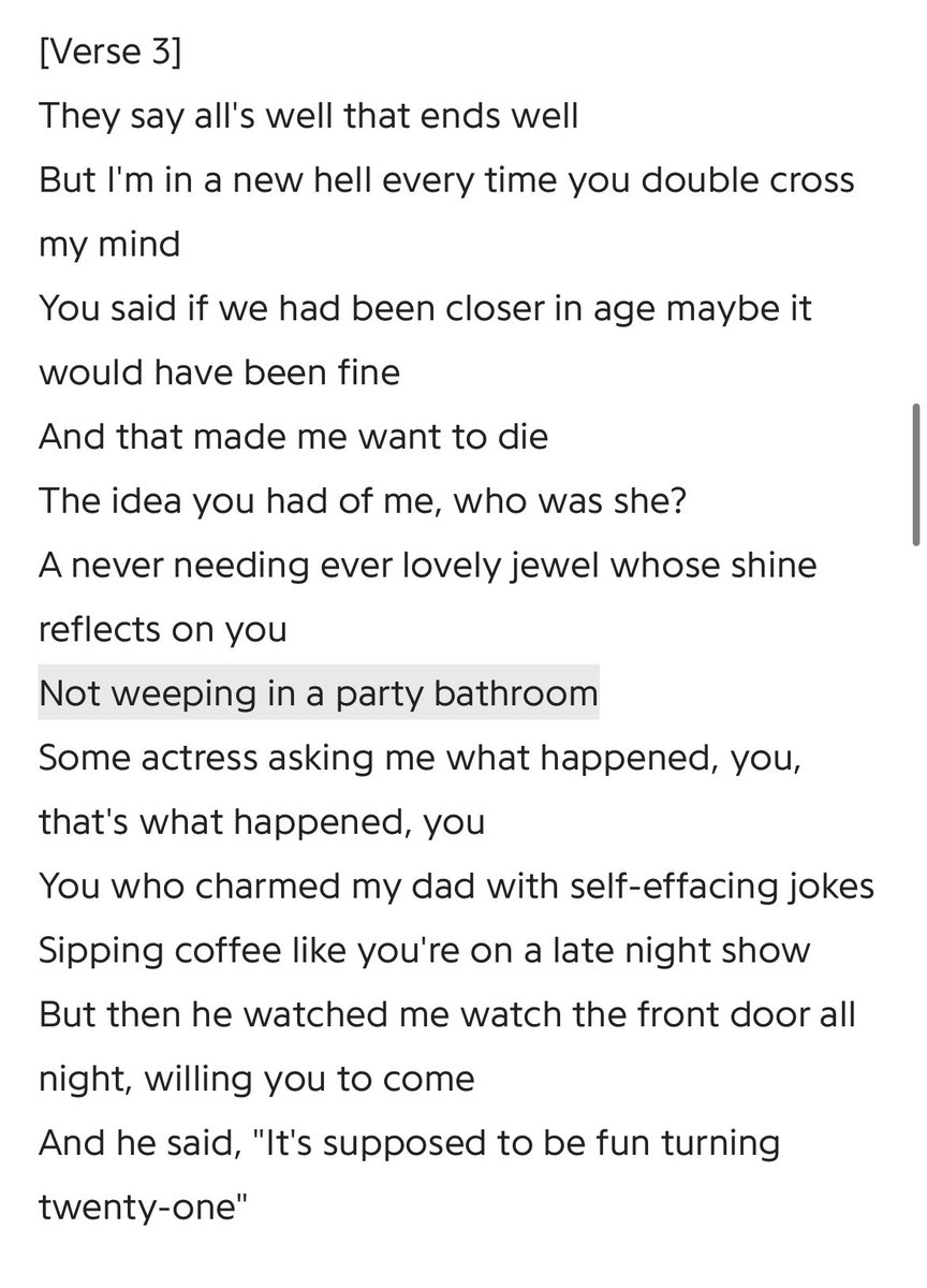 All too well 10 minute version lyrics