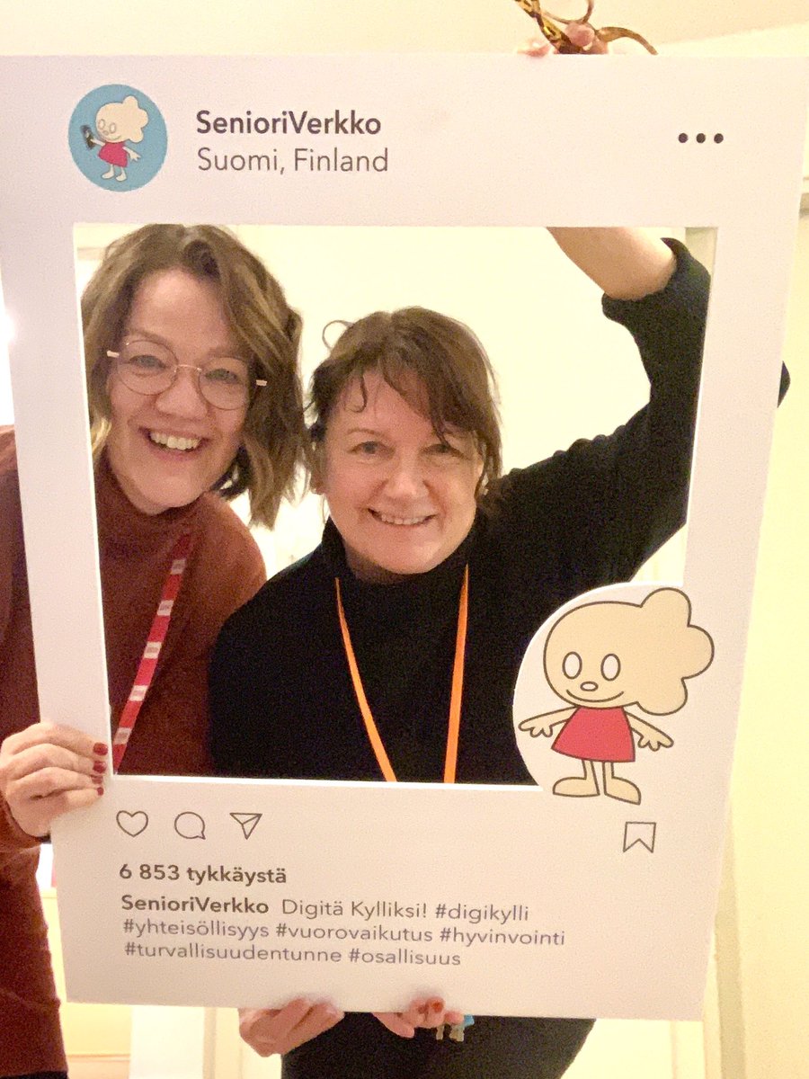 DigiAsialla's tweet photo. Heippa, me vietetään SenioriVerkossa sometaukoa. Ihanaa syksyä ja talven odottelua sinulle. Terveisin @SVeltheim, @MinnaPiis ja #DigiKylli 👋🏼🤩
#senioriverkko #senioriverkko10v https://t.co/RnedF4TzSc