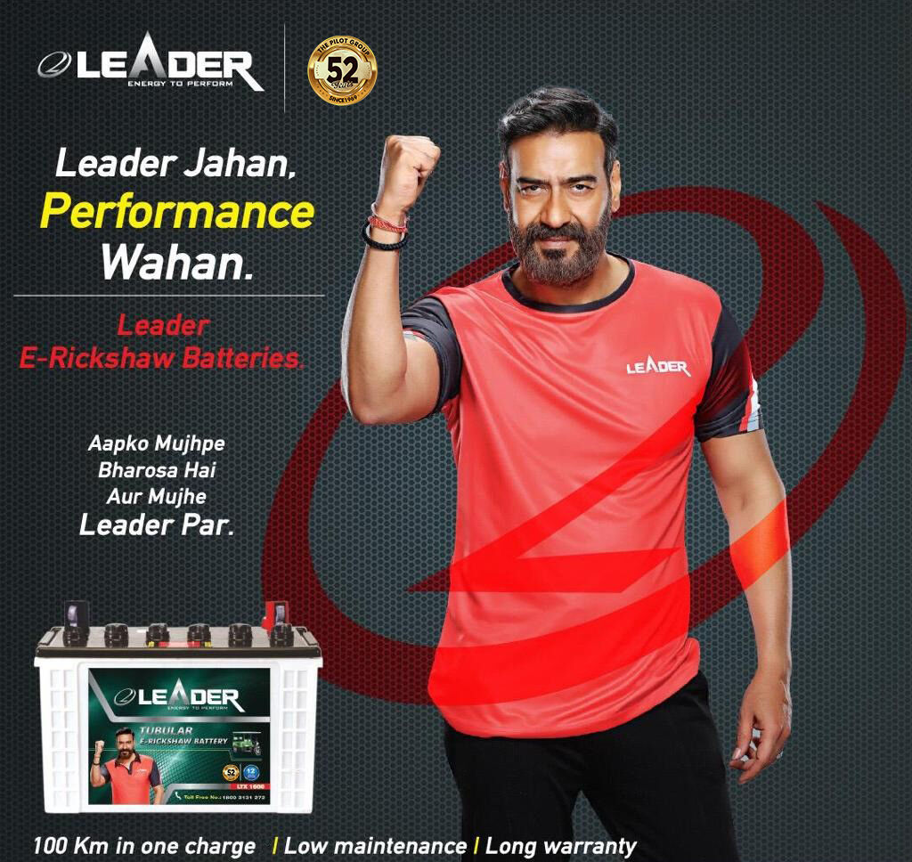 LeaderBatteries's tweet photo. Leader e-rickshaw battery Jahan,  performance wahan!

#erickshawbattery #performance #power #dealership #lowmaintenance #ajaydevgn #lowrunningcost #leaderbatteries #distirbutorship #deepcycle https://t.co/89R2fB7JJt