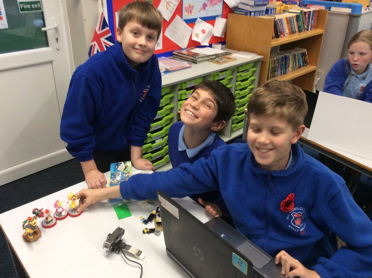 AppleySaintsCE's tweet photo. The stop motion animation after school club has been getting going this week with @Jam_Coding. #ABASY6 have really enjoyed linking what they are learning to their computing work during school. #ABASCom @2SimpleSoftware @CASWestLancs @BarefootComp @NintendoUK @LEGO_Group https://t.co/QA8gFZHMqp