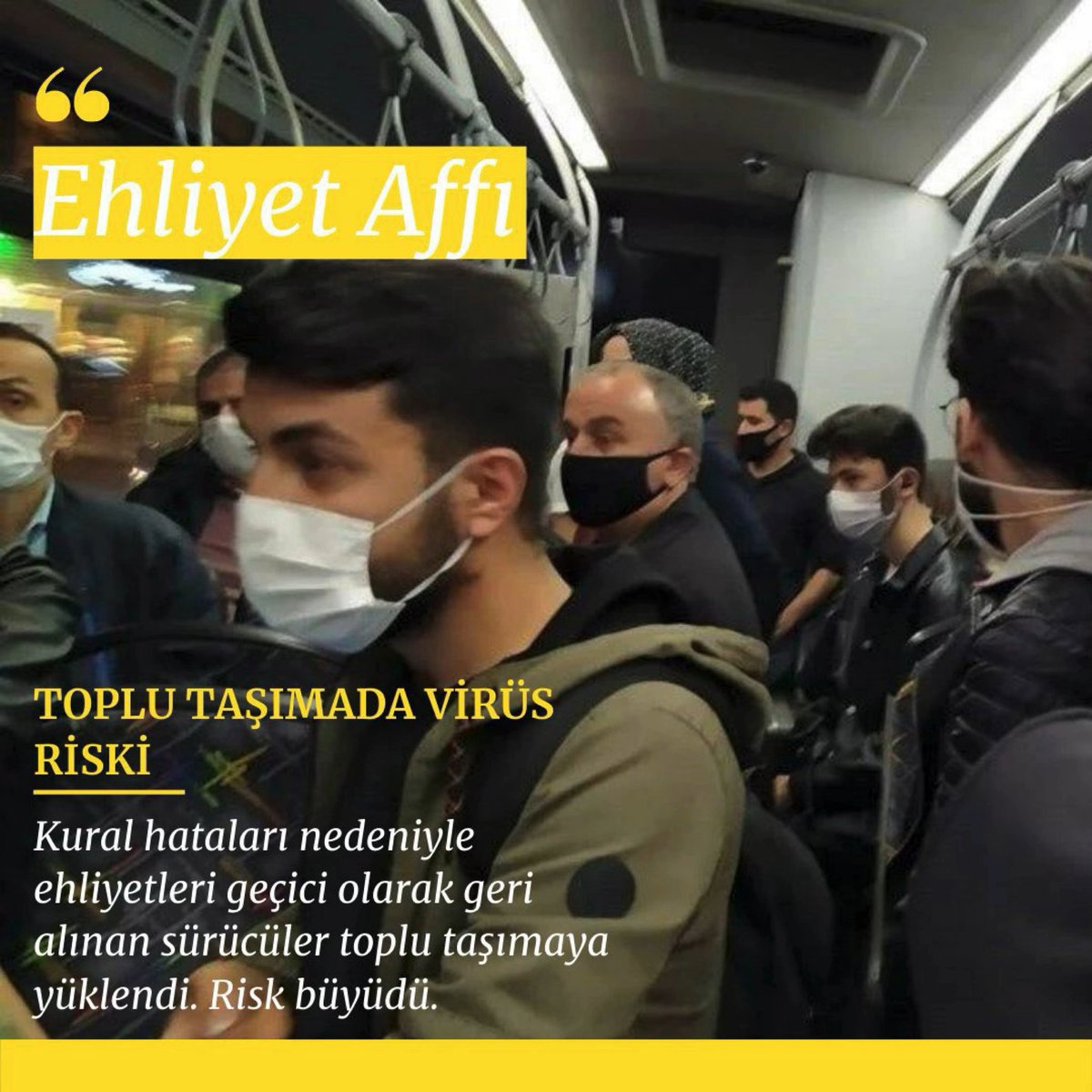 sakirciceka's tweet photo. Bu hükümet ehliyet affını çıkarmayarak 1 milyon sürücüyü , aileleri ile birlikte en az 3 milyon vatandaşı toplu taşımaya mahkum ederek, ölümle yüzyüze bırakmıştır. #EhliyetAffı hayat kurtarır. @Akparti @MhpTbmmGrubu @iyiparti @herkesicinCHP @SaadetPartisi @_DemokratParti https://t.co/oxhwzxDrFd