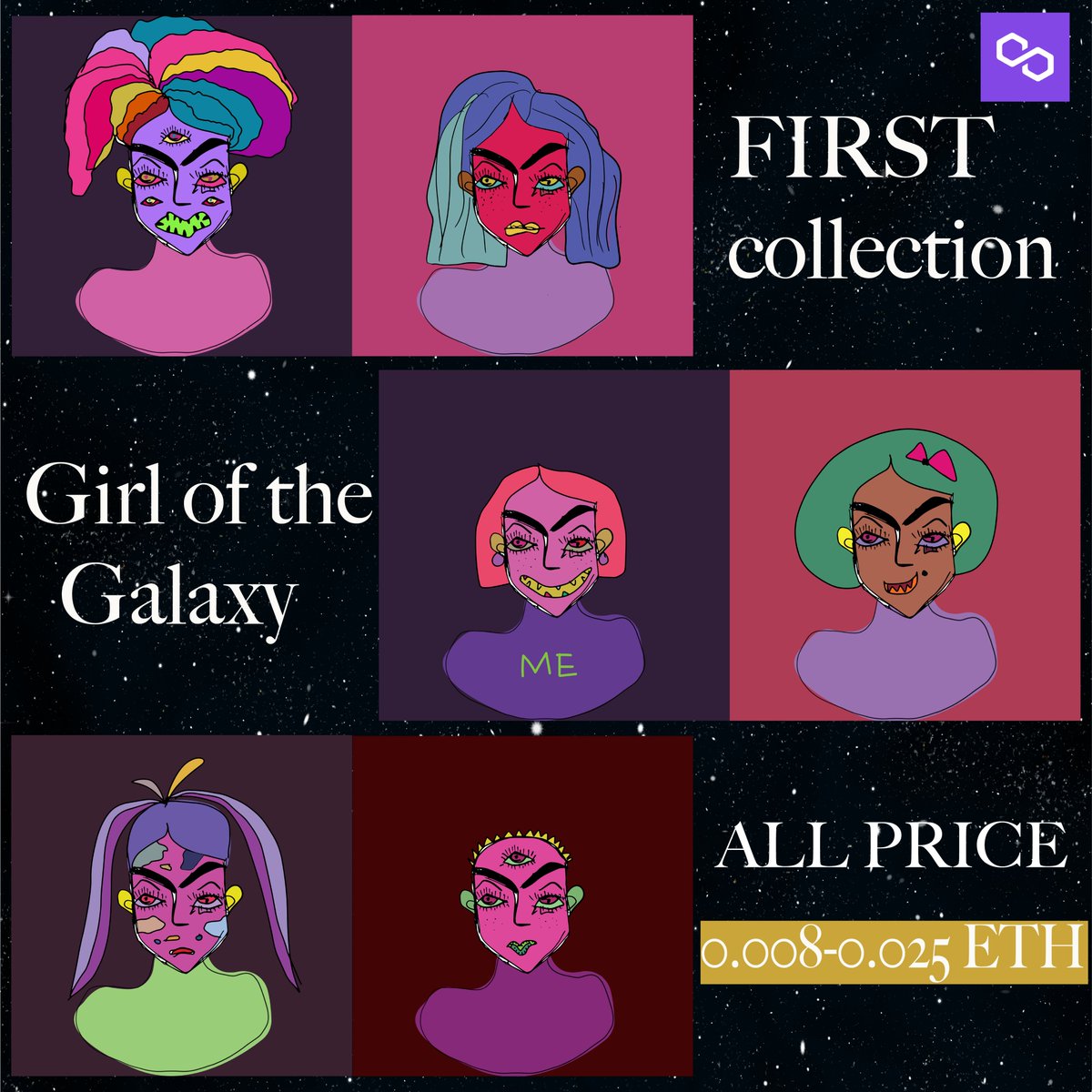 ciraphrnwandi1's tweet photo. MY First Collection 😍💟
Hello, I'm Boom
This is the first collection to be launched in opensea called "Girl of the galaxy"  🌸🌼🤡😍😻♦️

👉Check it out👈https://t.co/T1wE06UZ4Z

 #NFTs #cryptoart #NFTCollections #NFTTHAILAND #NFTCommunity  #Polygon #polygonNFT #Girlofthegalaxy https://t.co/mvewMnb3Wq