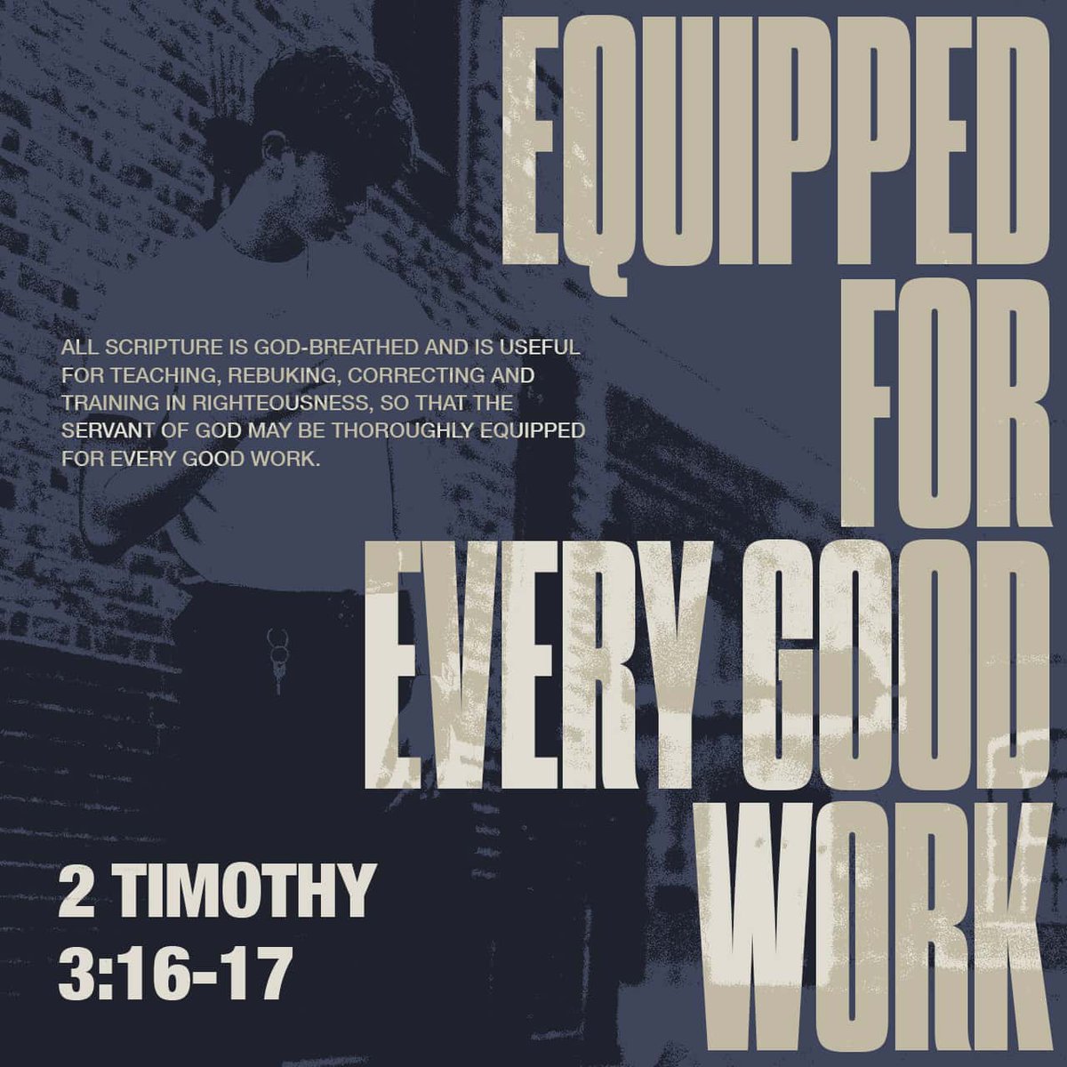 LizTrott's tweet photo. All Scripture is inspired by God and is useful to teach us what is true and to make us realize what is wrong in our lives. It corrects us when we are wrong and teaches us to do what is right. God uses it to prepare and equip his 
2 Timothy 3:16-17 NLT

https://t.co/2xBaH8N7zH https://t.co/Fnp3jocgic