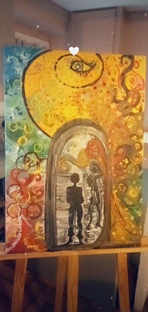 cyberzac1's tweet photo. Voilà j'ai terminé mon tableau 😁😁😘
Toutes critique sont bonnes à prendre...
J'ai voulue faire psychédélique et abstrait à la fois...
Pour que mon tableau est une histoire... 😅
Toutes mes émotions sont à l'intérieur quelle note me donneriez vous sur 20 ? 🤩😁😘😅
#art #artist https://t.co/s2CqO5md9I