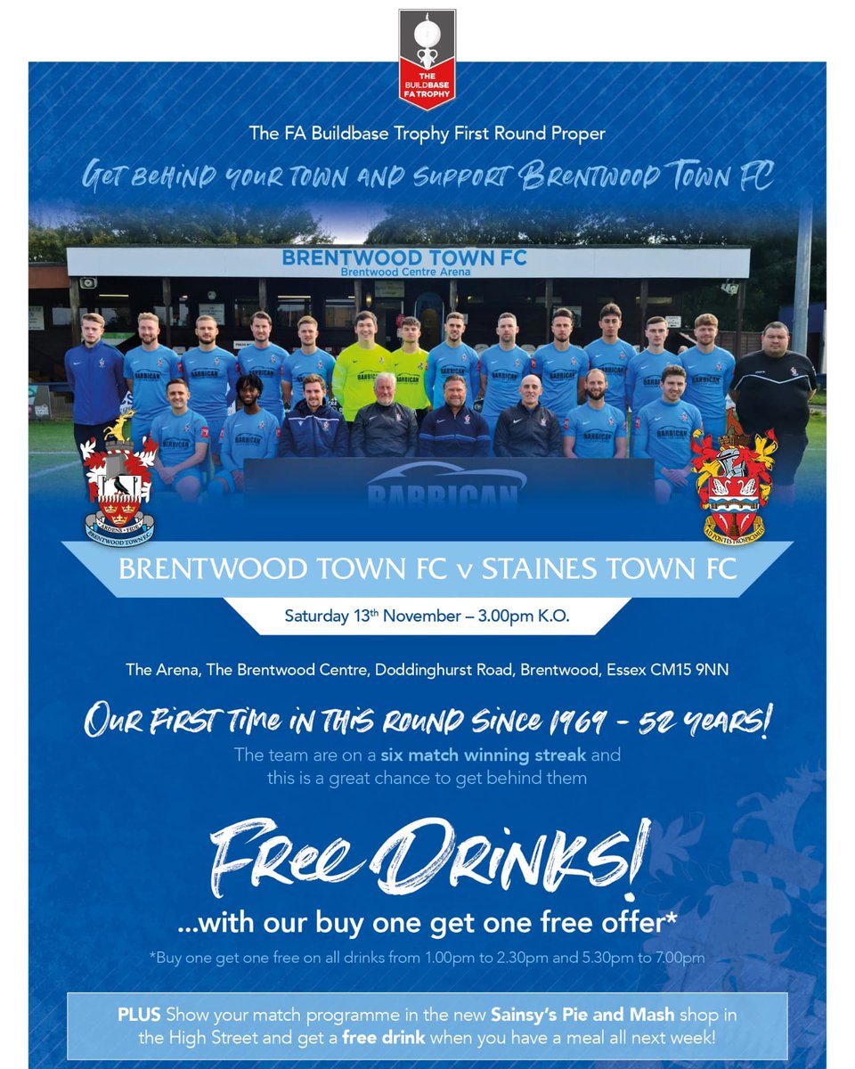 Brentwood Town F.C. tweet media