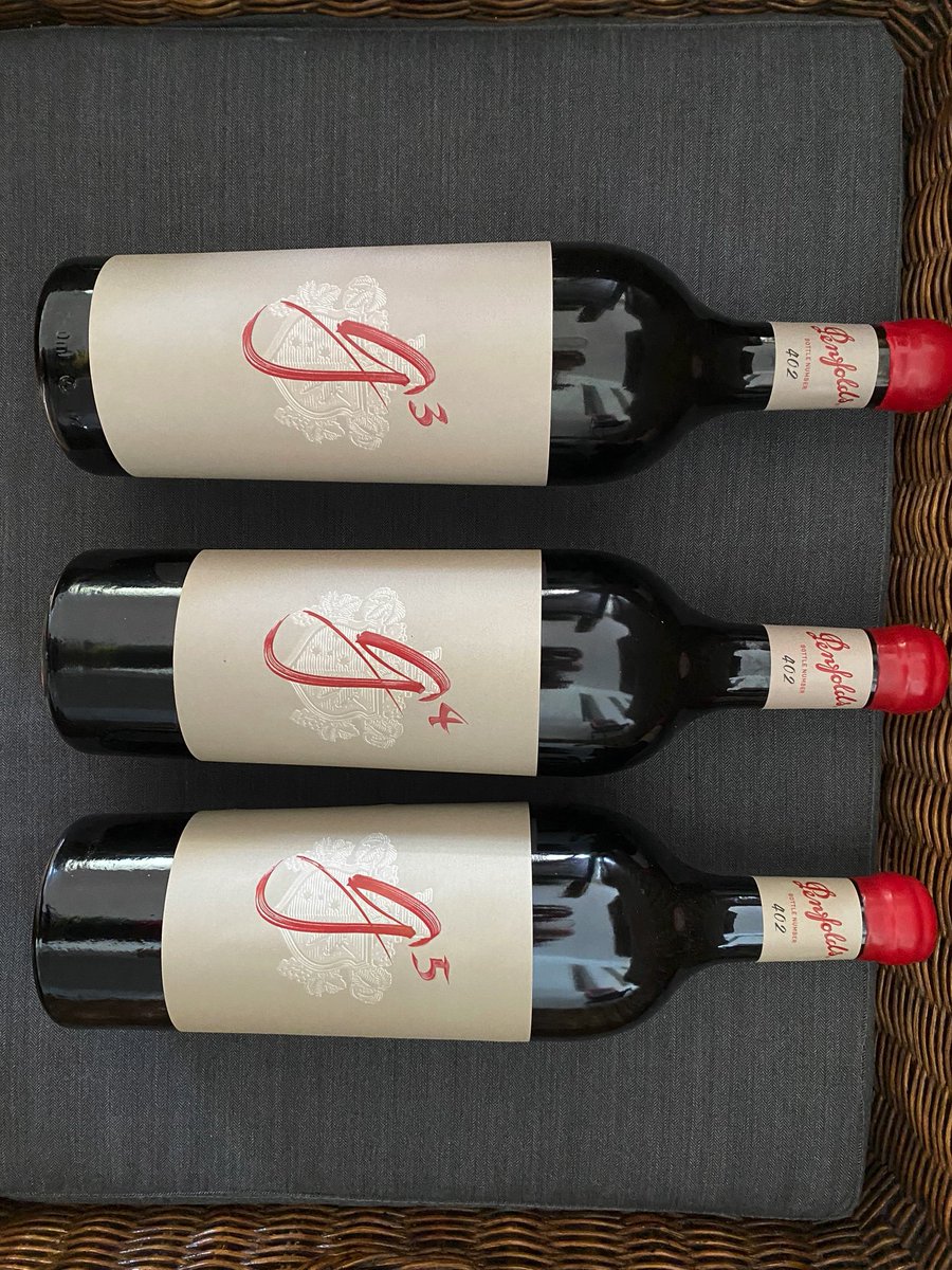 Jasonri50402832's tweet photo. Trilogy completed. Thank you Penfolds!!!! Can’t wait for the special night to taste these in the future. @penfolds @AustWineTasting @RareWineGroup https://t.co/V732U7Nzkk