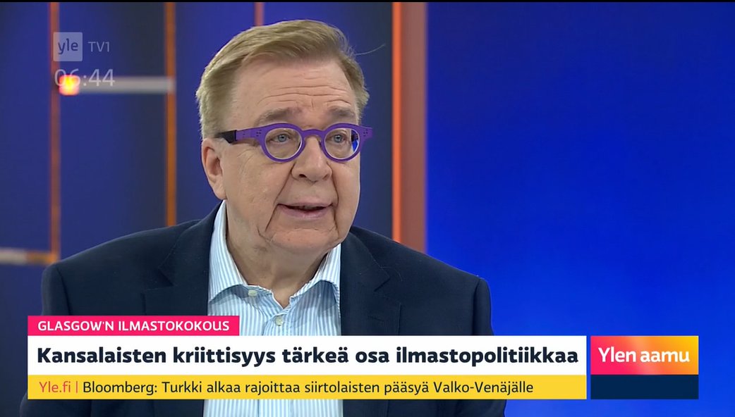 Ilmastopaneeli1's tweet photo. Glasgow'n #ilmastokokous päättymässä - mitä on odotettavissa?

✅ lisää ilmastorahoitusta
✅ #sopeutuminen paremmin huomioon
✅ askelia kohti 1,5 asteen tavoitetta päästövähennyksissä

arvioi Ilmastopaneelin pj Markku Ollikainen #Ylenaamu’ssa.

📺 https://t.co/Lf85vsxZDx

#COP26 https://t.co/2UkLtvdjFw