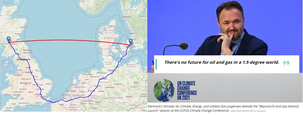 anasalhajji's tweet photo. OK,
- How did he get to Glasgow to speak at #COP26? 

- Probably he is a good swimmer! 
#climatehypocrisy  #Denmark https://t.co/nDw13q015f