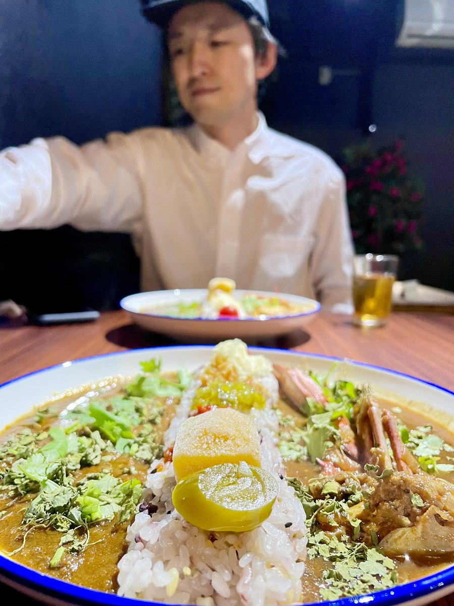 takehanx's tweet photo. 今日も会社の人とスパイスカレーを開拓
神田の #node21 美味しかったです！！
@LC5pJakuAv3XDD4 https://t.co/w6xOlrP0t8