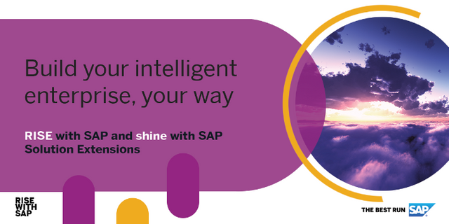 We all have seen #DigitalTransformation become a business necessity. Achieve your business transformation goals by combining #RISEwithSAP and #SAPSolutionExtensions. | via <a href="/SAPNews/">SAP News</a> 📱 bit.ly/309S6gh