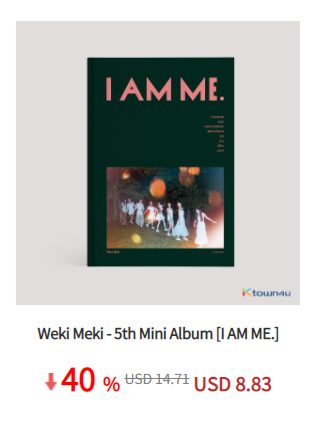 💙Ktown4u x <a href="/wemelovebattery/">WeMe's Love Battery</a> 

🌟Weki Meki - 5th Mini Album [I AM ME.]🌟

-> 40% DISCOUNT ONLY FOR PREORDERS

🖤Link - ktown4u.com/eventsub?eve_n…