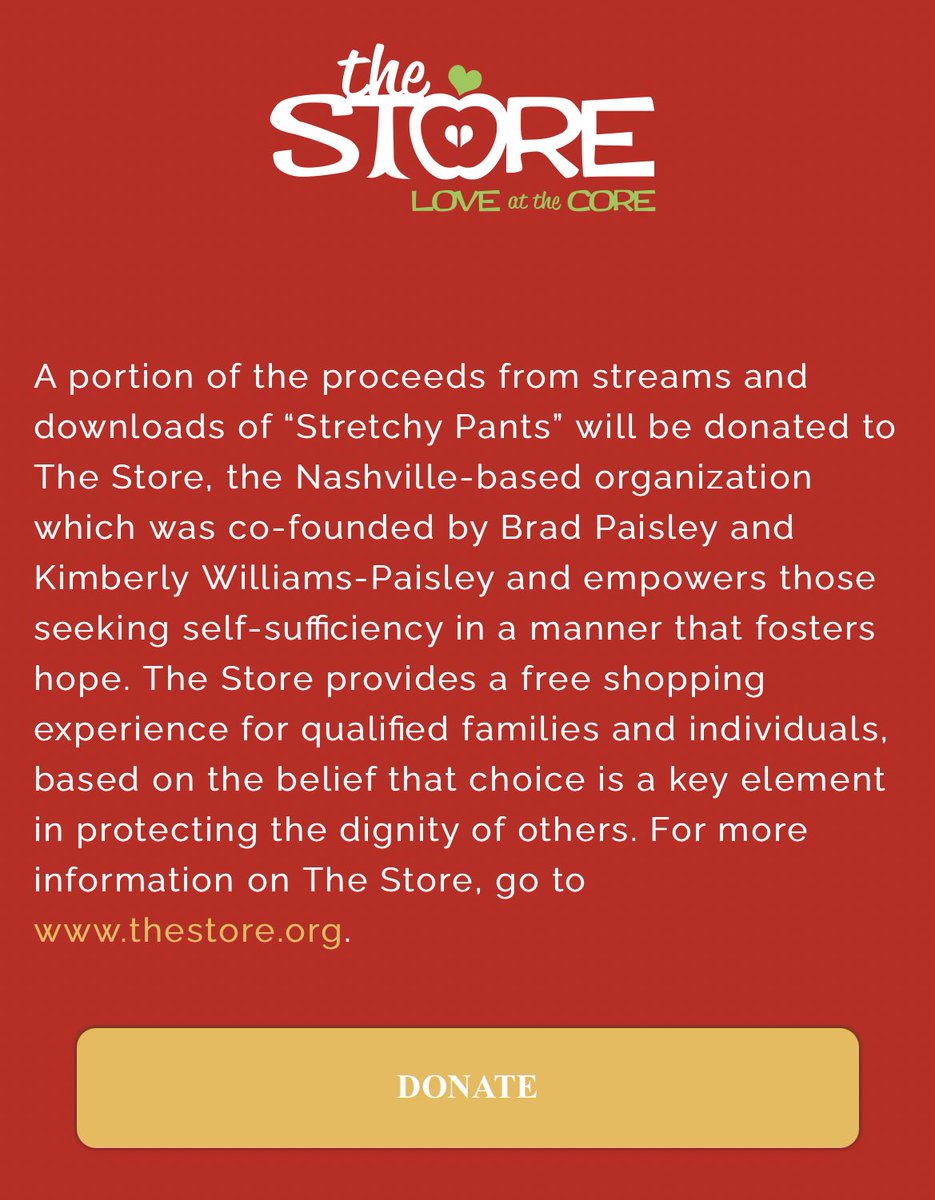 CUnews4Fans's tweet image. Be sure to stream and download #StretchyPants and help raise money for a good cause! @carrieunderwood @BradPaisley