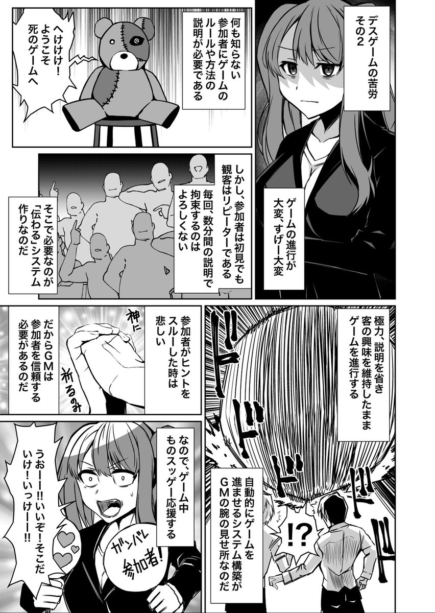 デスゲームの漫画です 