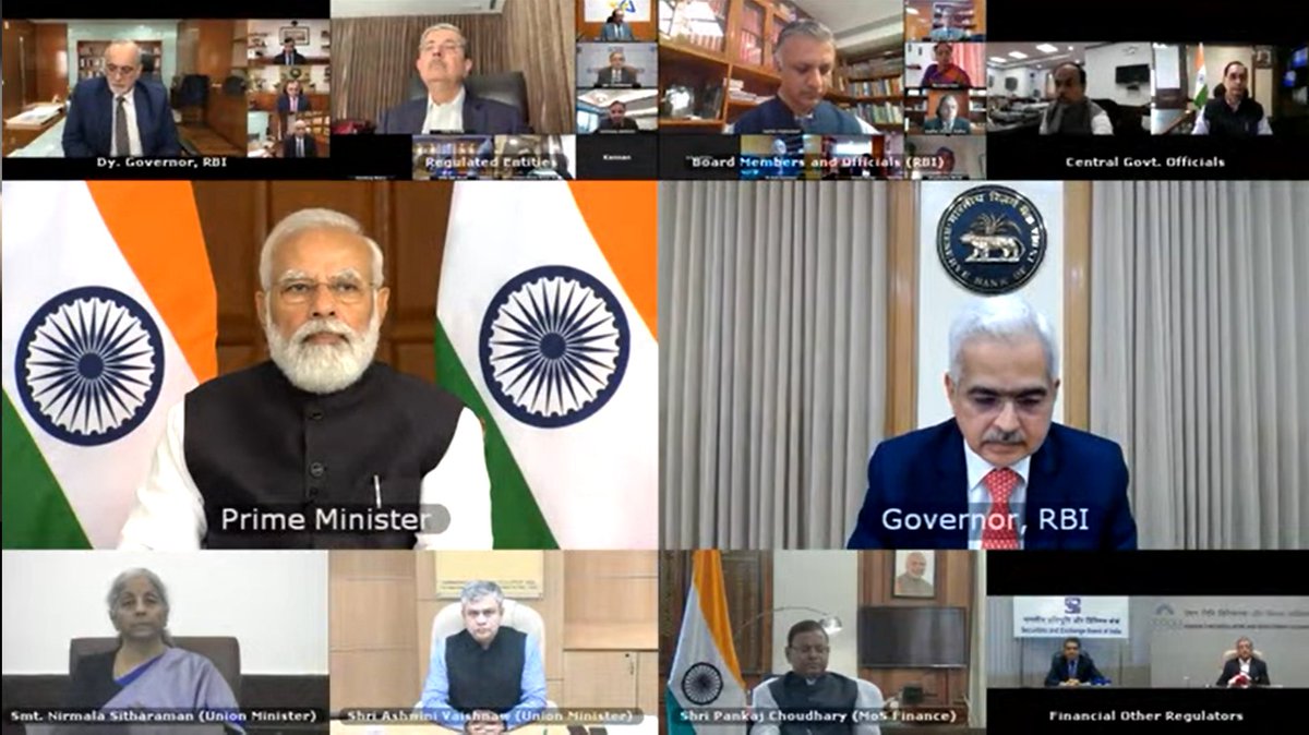 EconomicTimes's tweet photo. Virtual launch program of @RBI’s #RetailDirect and #RBIOmbudsman schemes by PM #Modi begins with #RBI Governor Shaktikanta Das' address
Catch the day's latest news and updates: https://t.co/hOtfN0EKRV
#GSec #GrievanceRedressal https://t.co/ZU732ZbDxd