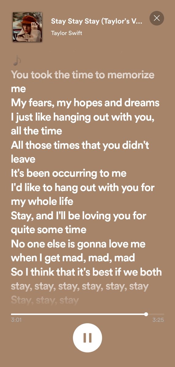 exodusqueen's tweet photo. recuerdo haber leído que stay stay stay era para una relación imaginaria que Taylor anhelaba tener algún día, ahora pudo hacerla suya en todos los sentidos. https://t.co/IhpWPPaFpA