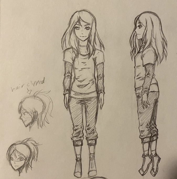 QRT showing your OC first design vs now

This was the first design I did knowing that I wanted to make this a series https://t.co/vwrl63dXh3 