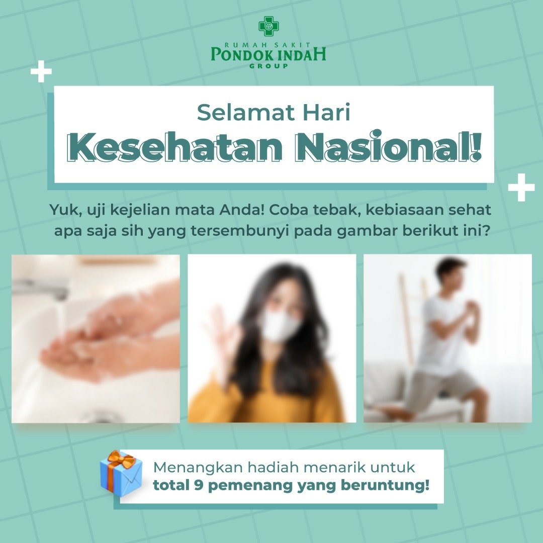Yuk, coba tebak kebiasaan sehat apa yang tersembunyi pada gambar berikut ini!