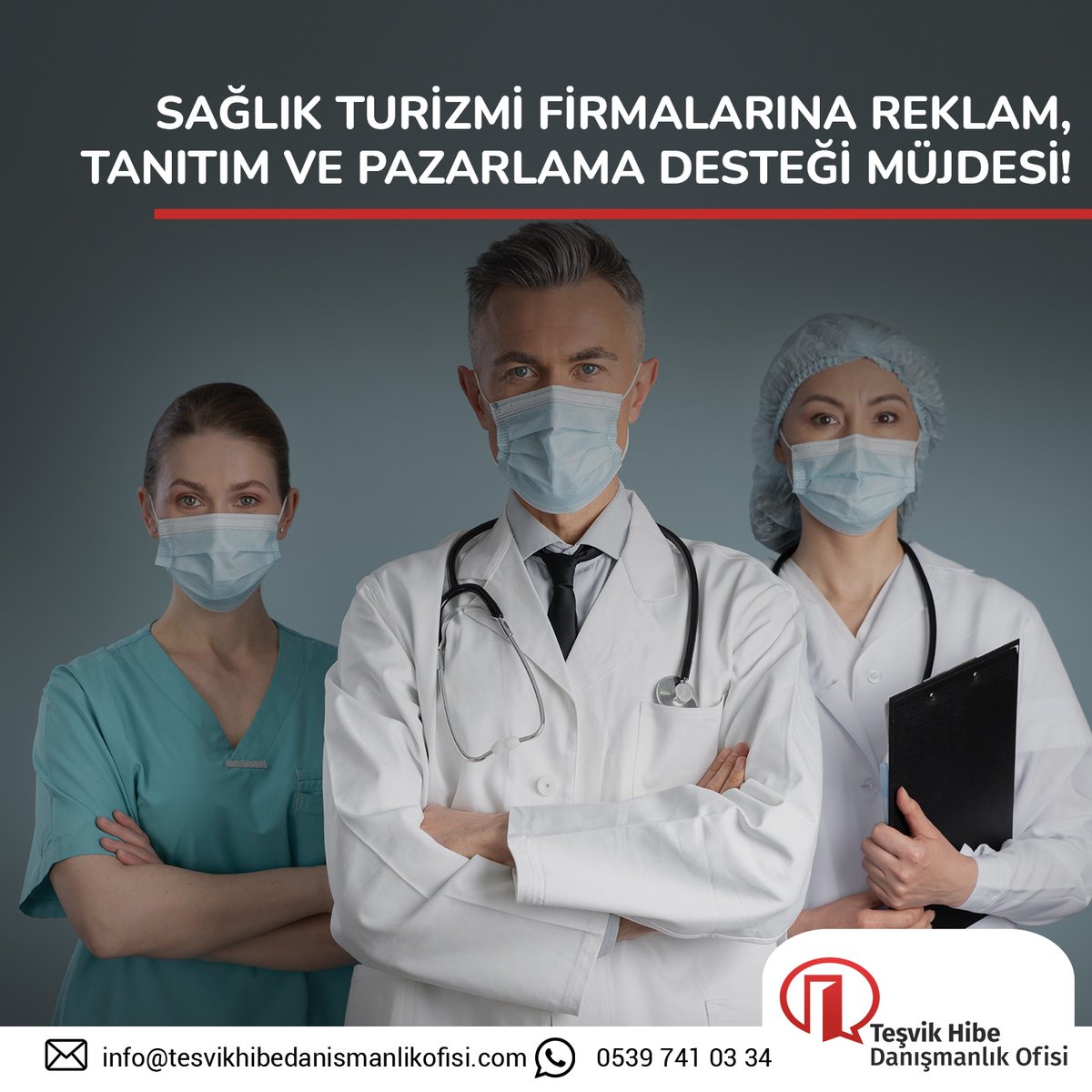 Tesvik_hibe's tweet photo. #SağlıkTurizmi Firmalarına Reklam, Tanıtım ve Pazarlama Desteği Müjdesi! Dünyanın her köşesi ile iletişim ve etkileşim hâlinde olan sağlık turizmi firmaları #TicaretBakanlığı destek listesinde ilk sıralarda yer almaktadır. 

0539 741 03 34
info@tesvikhibedanismanlikofisi.com https://t.co/JyW1LBZ9SA