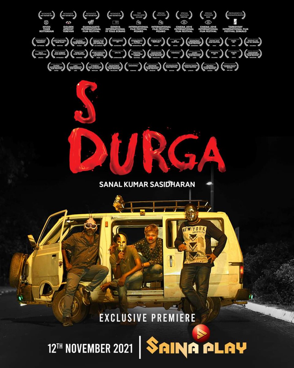 CinemaRareIN's tweet photo. . @sanalsasidharan's #SDurga (2017, Malayalam), ft. @rajshriartist #KannanNayar #SujeeshKS #BaijuNetto #Arunsol #Vedh and #BilasNair, now streaming on @SainaPlay.

@SDurgamovie https://t.co/i1aDaIFFX3