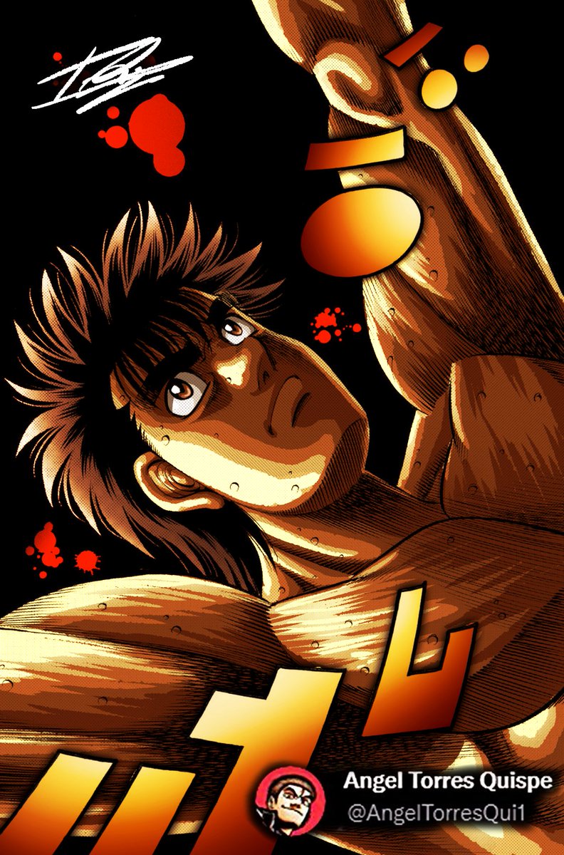 Brahmi_Origin's tweet photo. IPPO
#hajimenoippo #ippo #makunouchi #dempseyroll #anime #manga #spokon #color #coloreado #artmanga #draw #drawing #はじめの一歩 #mamoru #boxing #fight #takamura #coloring https://t.co/nmmQ7GoeSe