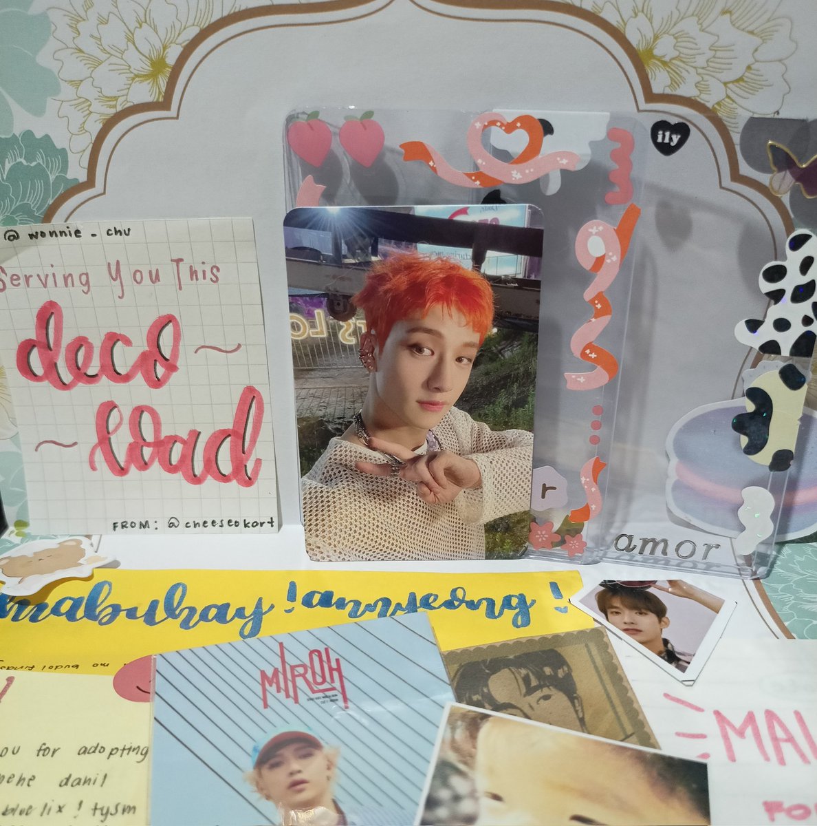 kyeomdoahae's tweet photo. ΛΛΛ #mailsforchu Β΄ΛΛ
my first ever bangchan pc came home safe ! sobrang cute ng letter, freebies, and toploaders ^^ this was my first purchase for my bns account and i'm 100/10 satisfied
β #cheeseokprofeed π§ @cheeseokart https://t.co/aH2iOyv6Zd
