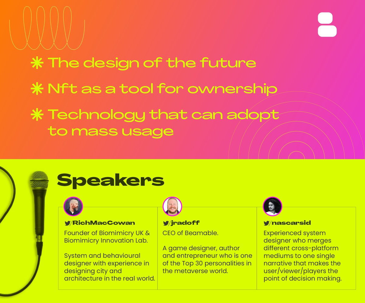 booliener's tweet photo. Come hear experts talk about something they love! 🤟🏾❤️

Is it going to be out of this world 🌎 or will you be able to follow along?

Speakers: @jradoff @nascarsid @RichMacCowan

@0xPolygon @Polygon_Space1
#Metaverse #NFT #Boolien #Booliener

Link to event: https://t.co/039a6GJyyK https://t.co/zcXoxCxu2i