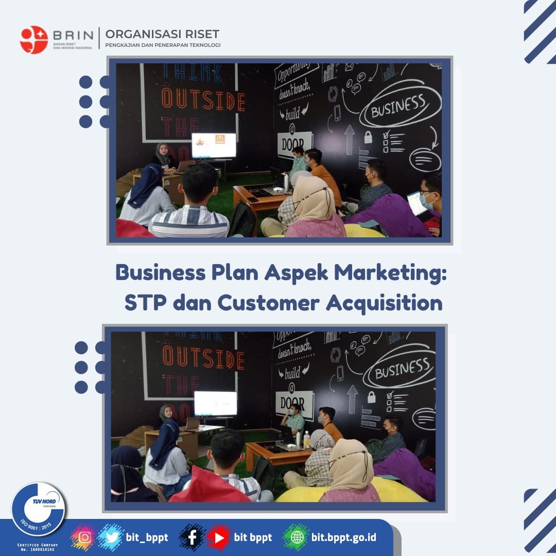 bit_bppt's tweet image. Dalam materi tersebut dibahas mengenai segmenting, targetting, dan positioning. 

Kira-kira apa ya agenda pelatihan kewirausahaan berikutnya? Yuk, stay tune di media sosial kami.

#bit_bppt #BRIN #inkubasibisnisteknologi #inkubatorbisnis #startup #umkm #fgd #MBKM