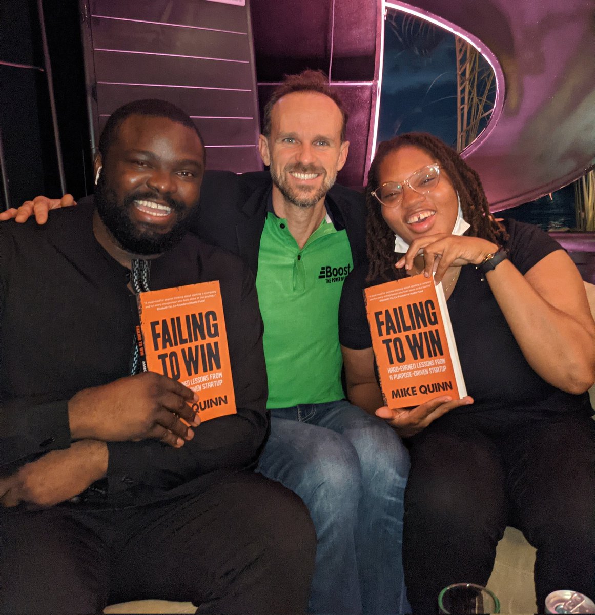 mikepquinn's tweet photo. Thank you @iaboyeji and @anafricanfuture for backing @withboost and supporting my entrepreneurial journey. Nice seeing you in #Lagos! https://t.co/ePEjh2KOjP