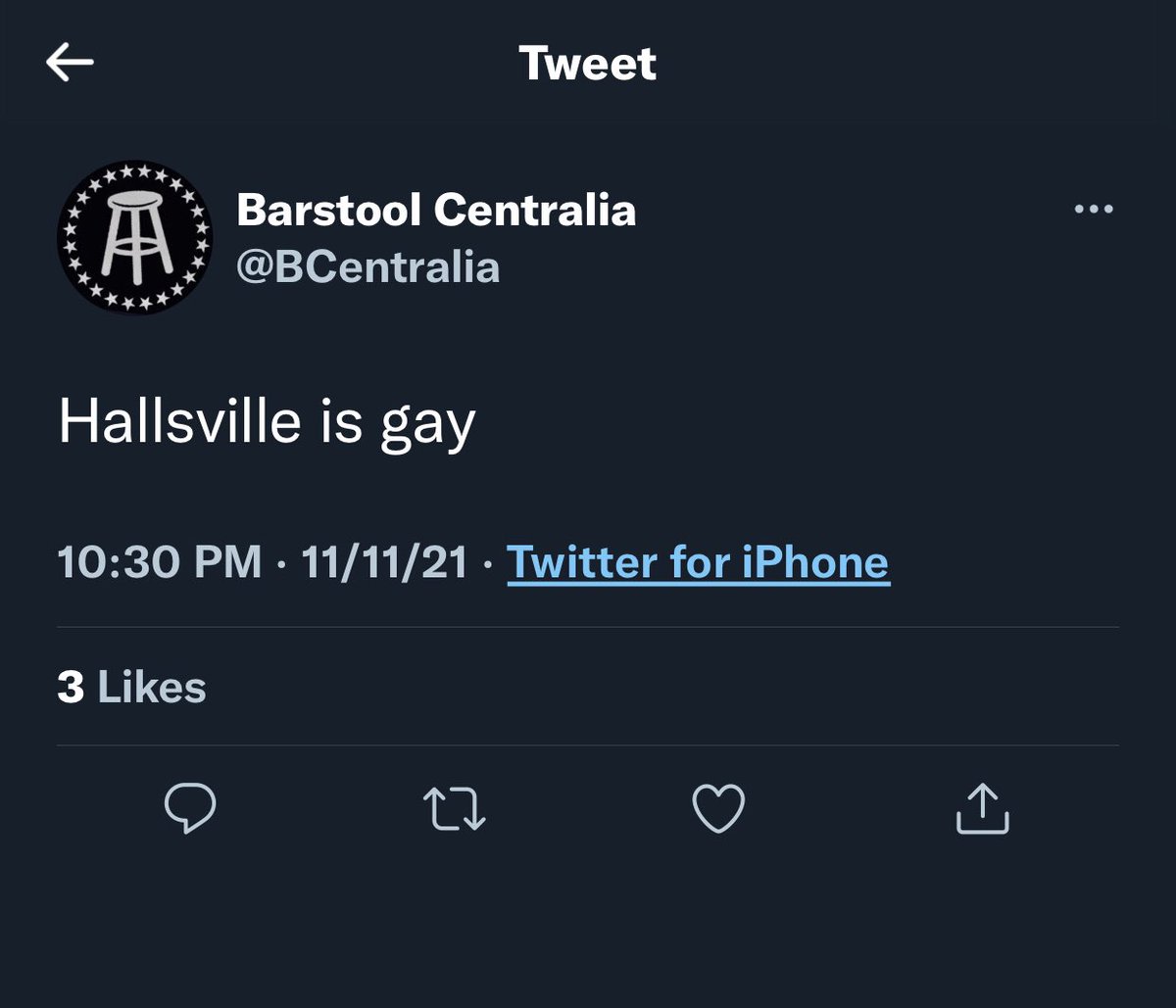 Barstool Hallsville indians tweet media